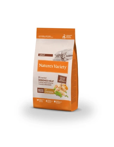 Comida para Gato Esterilizado NATURES VARIETY Healthy Grain de Pollo 3kg